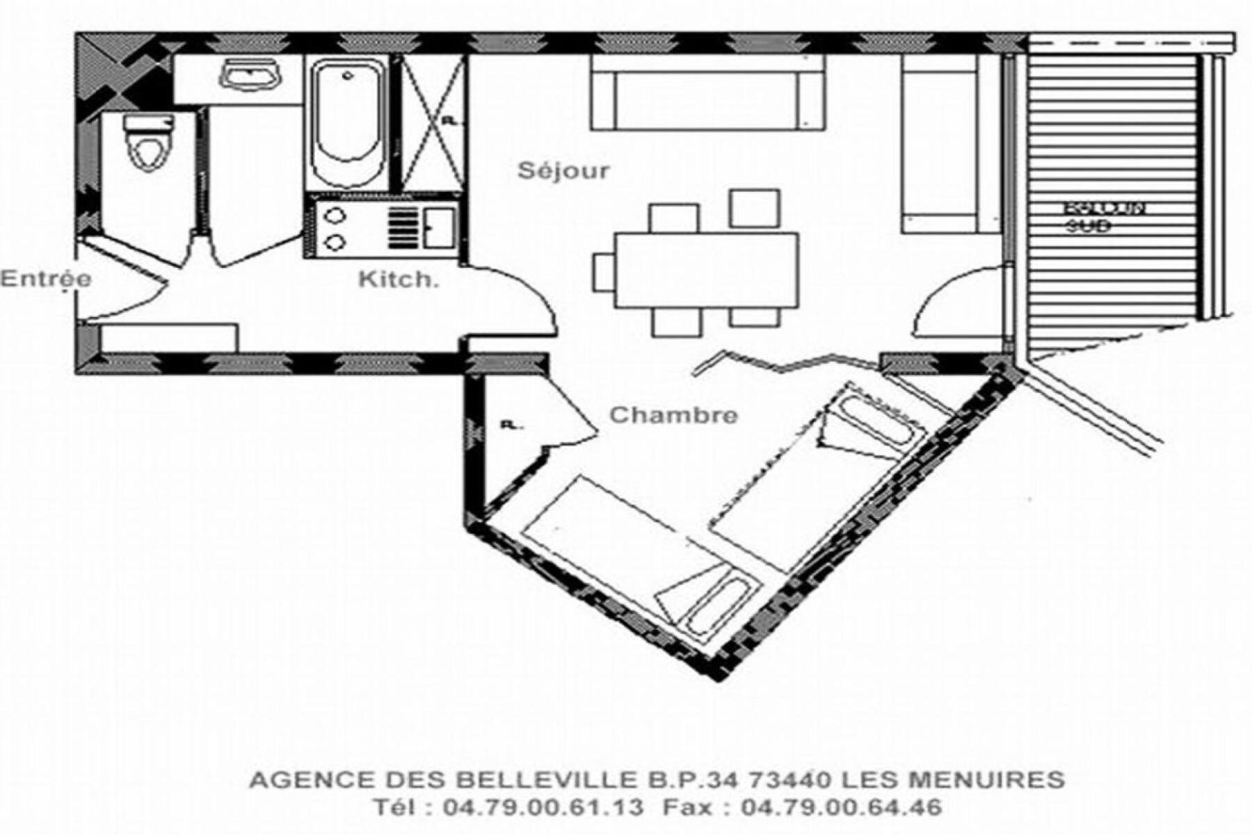 Residence Chaviere - Studio Lumineux - Ski Aux Pieds - Balcon Mae-2224 Saint-Martin-de-Belleville Eksteriør bilde